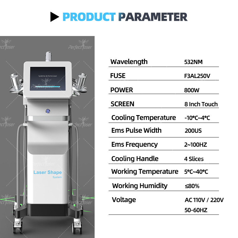 Quality 6D Lipolaser Slimming Beauty Machine 532nm or 635nm for choice ISO13485