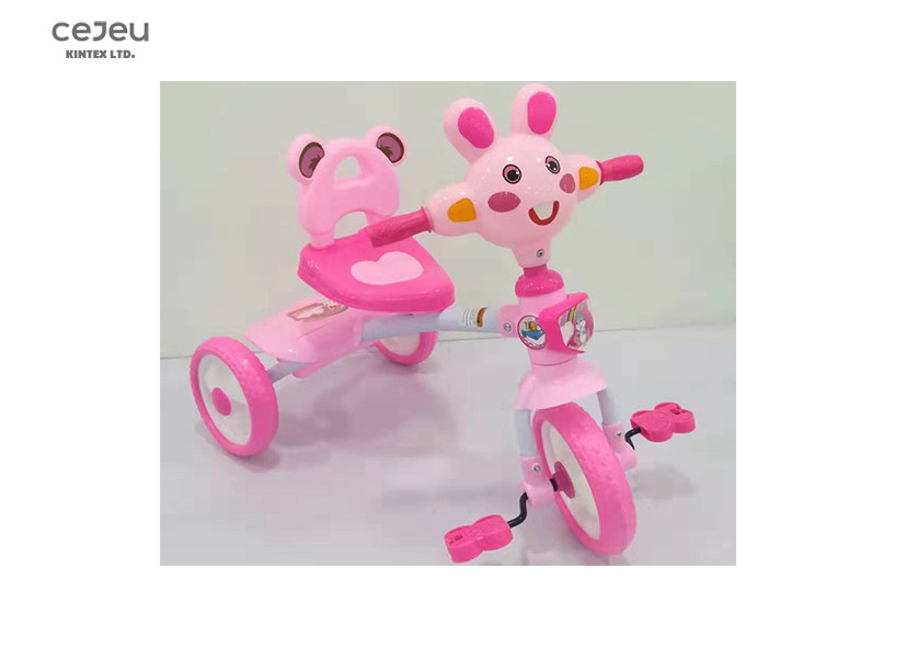 Rabbit Age 3 Pedal Kid Riding Tricycle With EVA Wheel 12kg