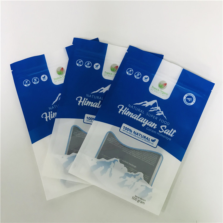 Digital Printing Low MOQ Stand up Pouchs 200g Body Scrub Packaging Bags