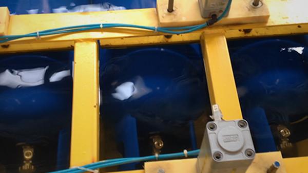 Hydraulic Pressure Pump 7.5KW LPG Cylinders Airtight Test Area Pressure Of Air 0