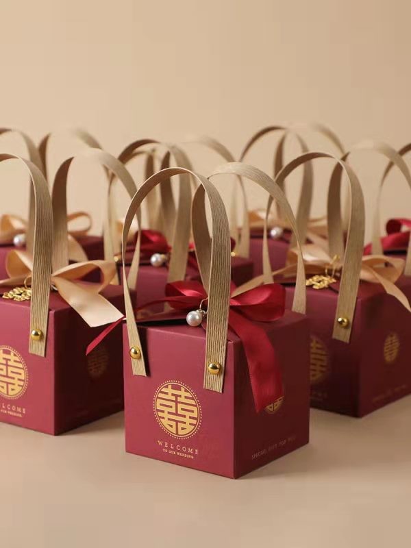 Wedding Favor Candy Box Paperboard Food Container Paper Box With CMYK/Pantone Printing