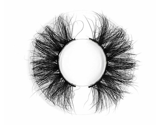 Long Dramatic Reusable 25mm 3D Mink Lashes Nature Black
