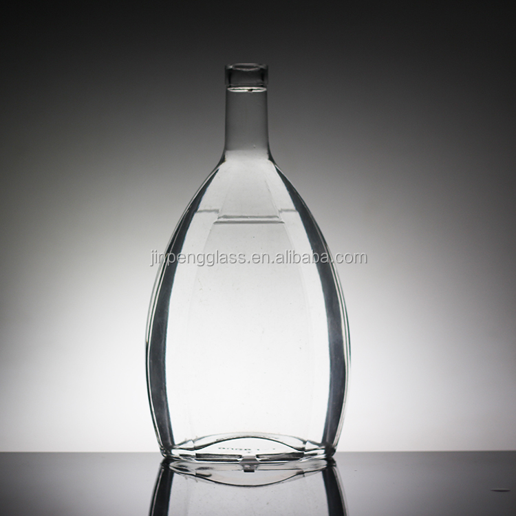 800ml 1000ml 3000ml Big Capacity Whisky Glass Bottle Round 500ml Square Glass Water Bottle