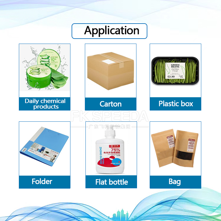 Flat Plastic Box Labeling Machine for Flat Top and Bottom Surfaces Case Packaging