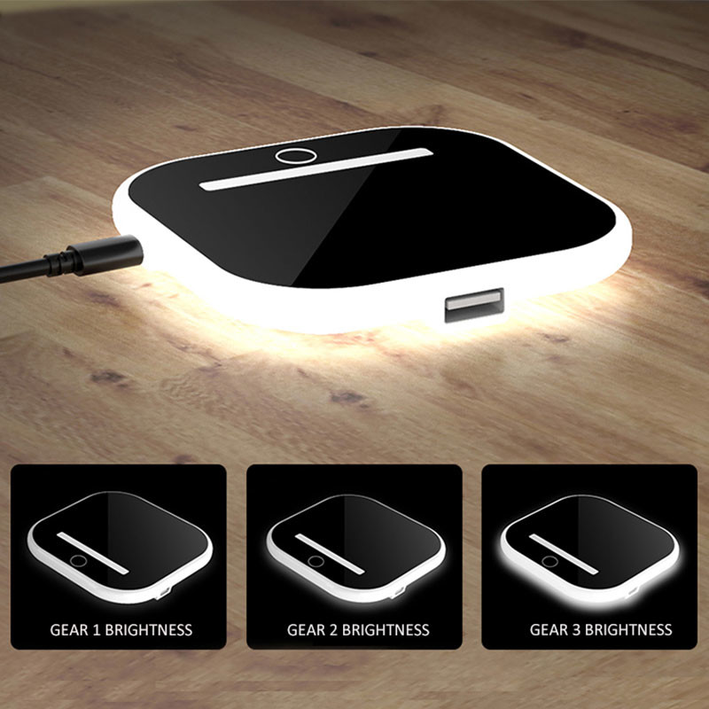 Fast Charging 10W Micro 5P Desktop Wireless Charger Custom Color