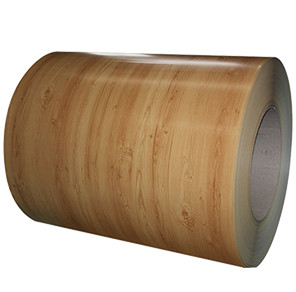 1.2mm PVDF Wood Grain Aluminium Coil 3003H24 Printech Color Coil 50-Year Warranty Printech Color Coated Coil