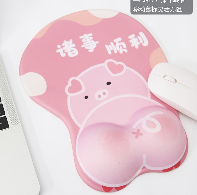 Attractive Sexy 3D Mouse Pad With Wrist Support Anime ROHS Approved