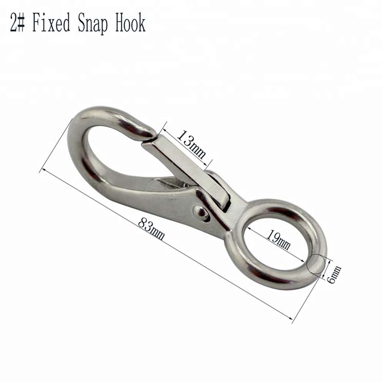 Stainless Steel 316 Mini Rigid Swivel Eye Snap Hook For Marine Quick Linking Requirements