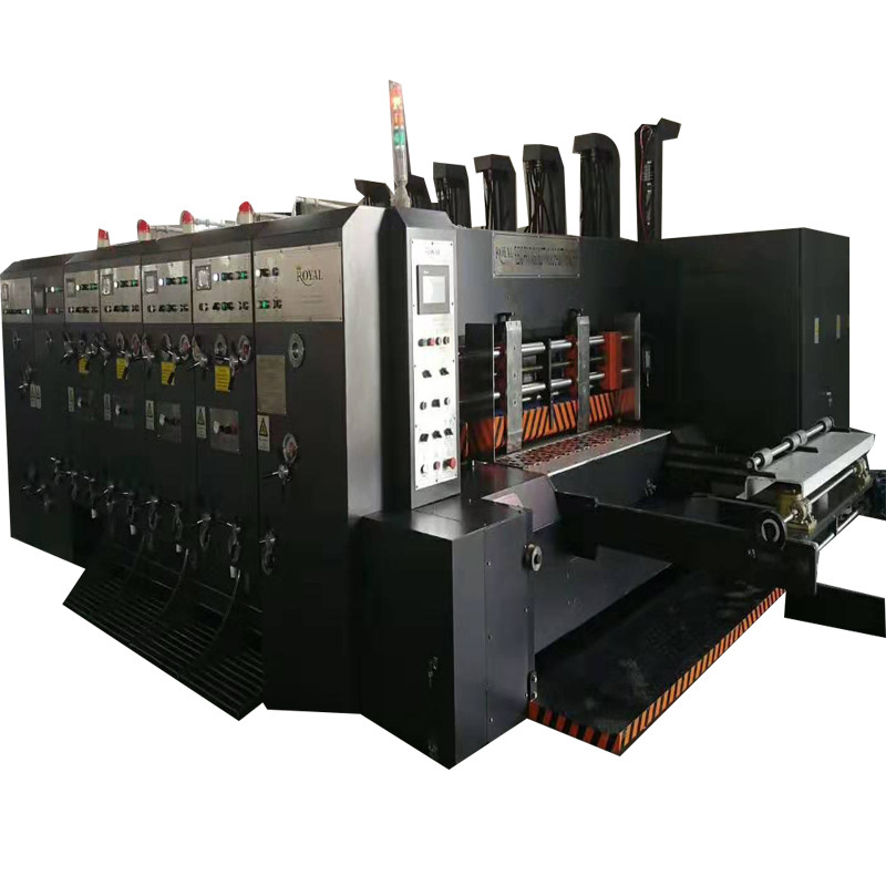 Full Automatical High Precision PLC Flexo Die Cutting And Printing Machine 30-50KW Power