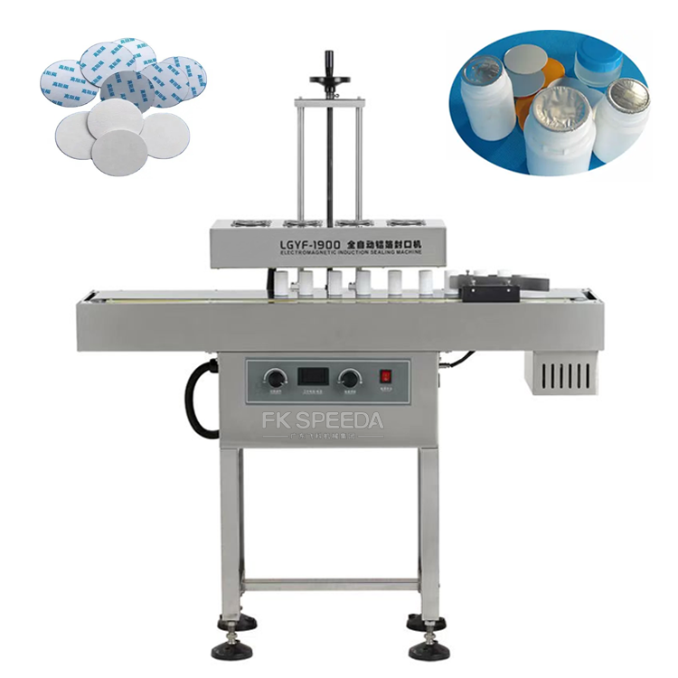 Glass Jar Pneumatic Capping Induction Sealing Equipment with Induction Technology