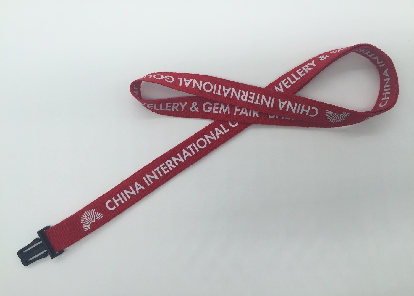 fashionable 2.0 CM Silk-screen printing. Polyester lanyards with any Logo