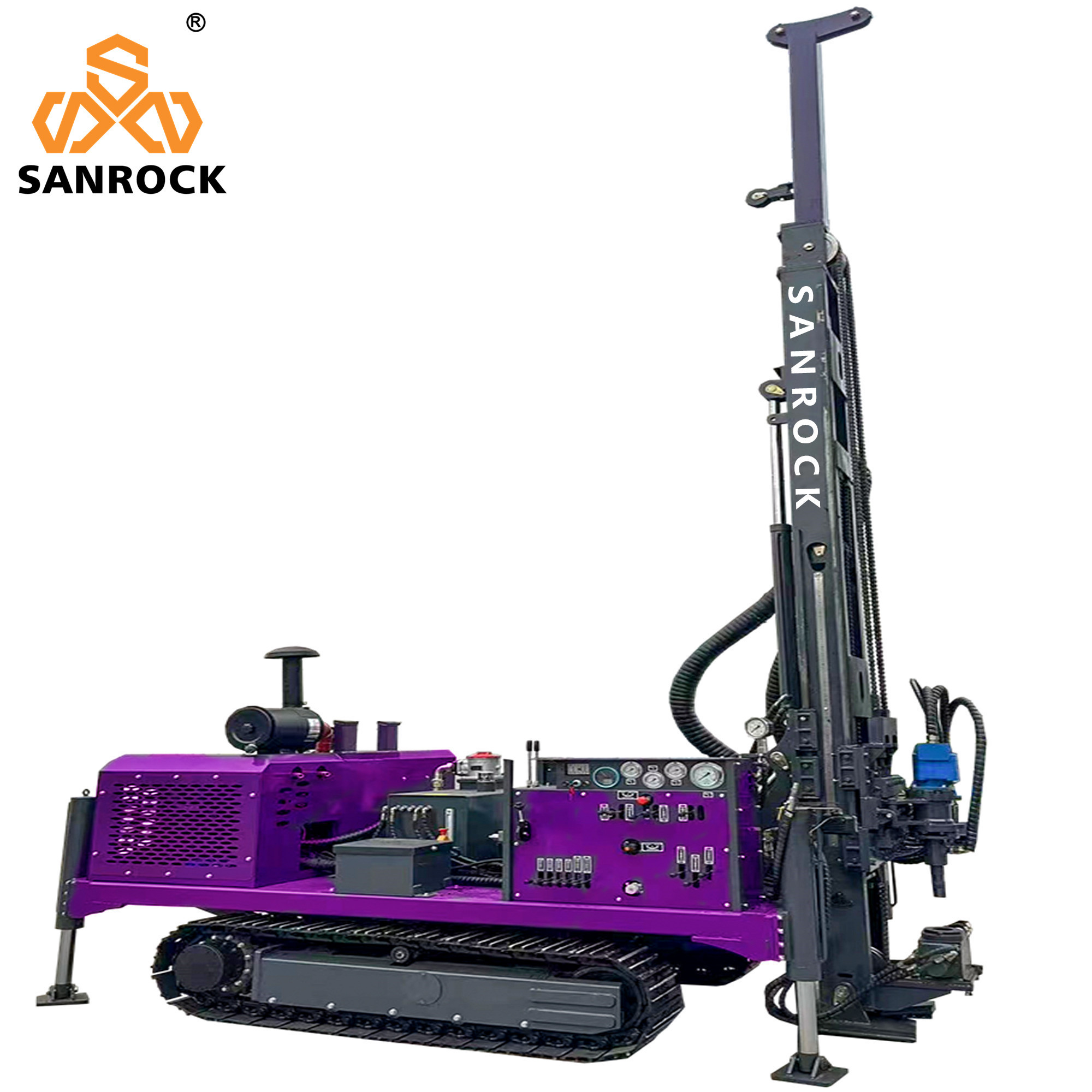 Geological Exploration Core Drill Machine 400m Depth Hydraulic Core Sample Drilling Rig