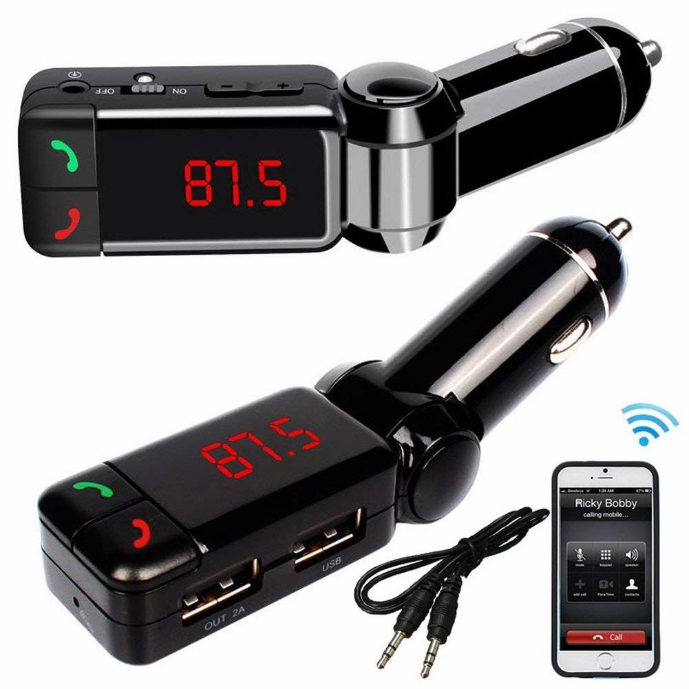 BC06 High Performance Digital Wireless Bluetooth Fm Transmitter in-Car Bluetooth Receiver Fm Radio Stereo Adapter