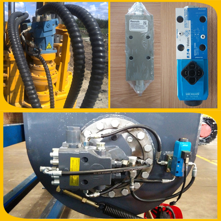 13m Depth Engineering Construction CFA Piling Rig With Hydraulic Rotary Drill Head