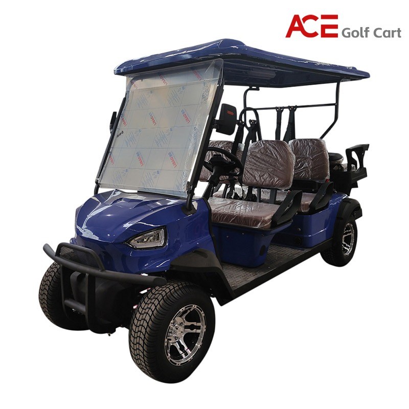 35km/h Long Range Electric Six Seater Golf Cart Sightseeing Scooter Club Car