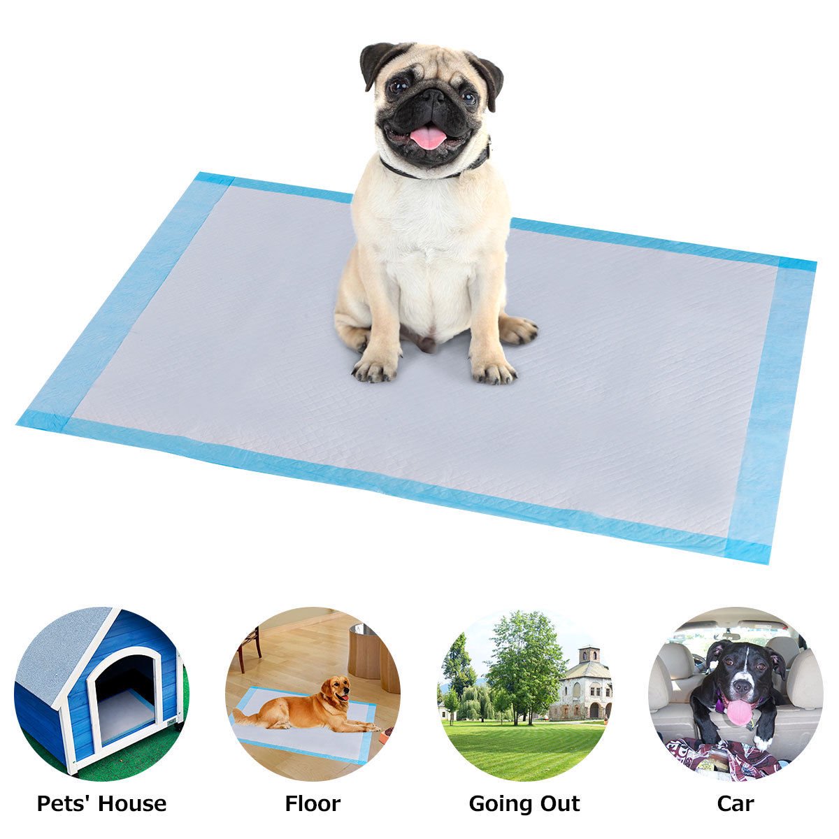 Leakage Proof Super Absorbent Dog Diapers OEM Disposable Nappies For Cats