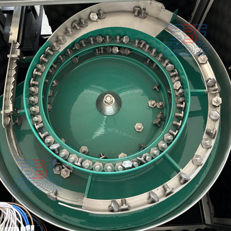 PLC Control Vibratory Bowl Feeder Electromagnet Screws Vibrating Feeder