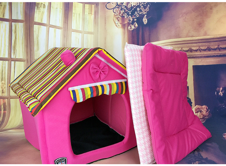 China High Quality Dog Bed House Cotton Luxury Pet Cat House