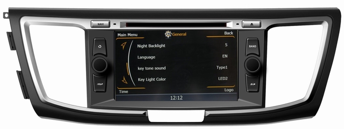 Ouchuangbo Multimedia Car Stereo DVD Monitor for Honda Accord 2013 with 3D GPS navigation OCB-262