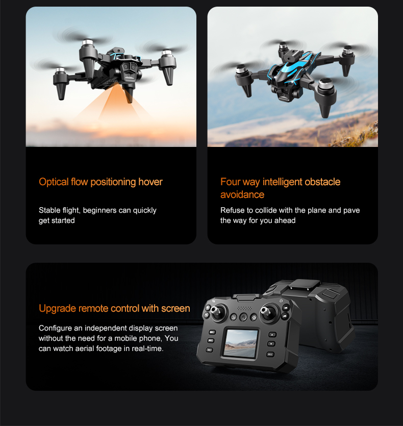 Upgrade Your Aerial Photography with T2 Smart Follow Me Drone Camera 8k Esc One Key Takeoff Landing Outdoor Selfie Drone