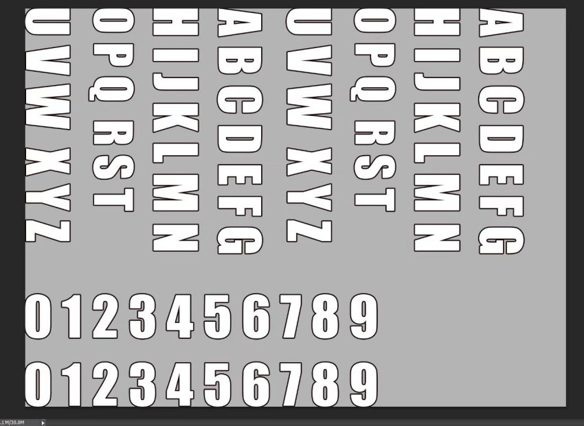 College Football Heat Press Numbers And Letters For Positions And Name
