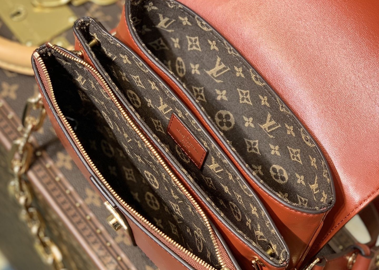 Khaki Luxury Cross Body Bag