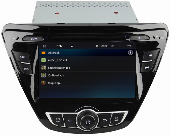 Ouchuangbo Car GPS Navigation Stereo DVD Player Hyundai Elantra 2014 Android 4.4 3G Wifi Bluetooth Radio OCB-7057D