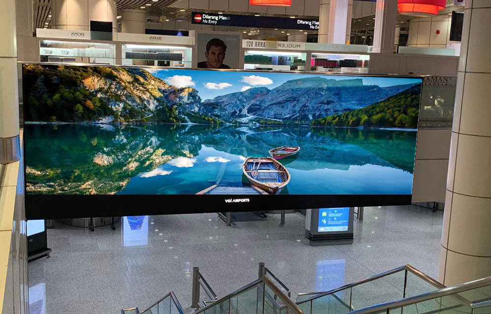 P3mm 960x960mm Front Service Led Display Steel Cabinet Wall Mount 3840hz Refresh Rate