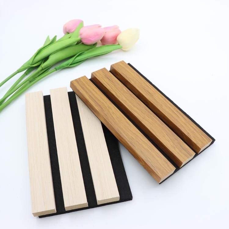 Diffusion Wall Acoustic Panels Board Soundproofing Slat Wooden Fiber