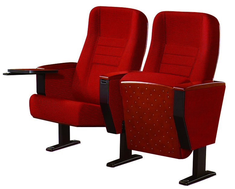 High Back PU Foam Auditorium Chairs With Writing Tablet 5 Years Warranty