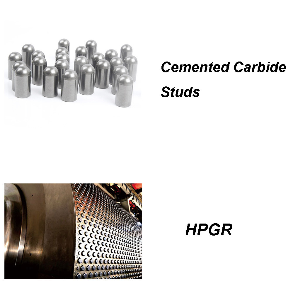 15% Cobalt Tungsten Carbide Studs G30 Carbide Button Bits For Crushing Rock HPGR