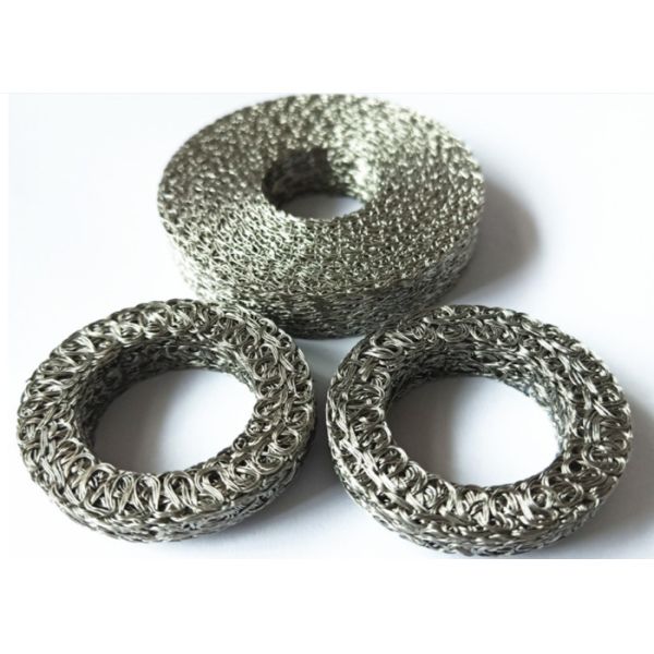 ZT Stainless Steel Knitted Mesh Separation Ring Customized Shapes