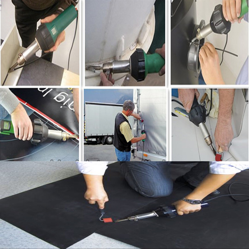 Professional GEOMEMBRANE PLASTIC WELDING MACHINES HOT AIR SOLDERING GUN for Workshop
