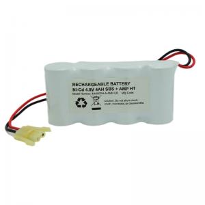 Buy cheap 55 Degree D4000mAh Nicd Battery Pack 4.8V For Emergency Lighting product