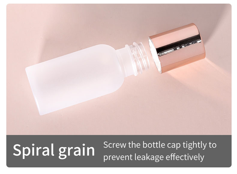 White Luxury Serum Bottle 20ml 25ml 35ml PET Perfume Bottle Custom For Skin Care
