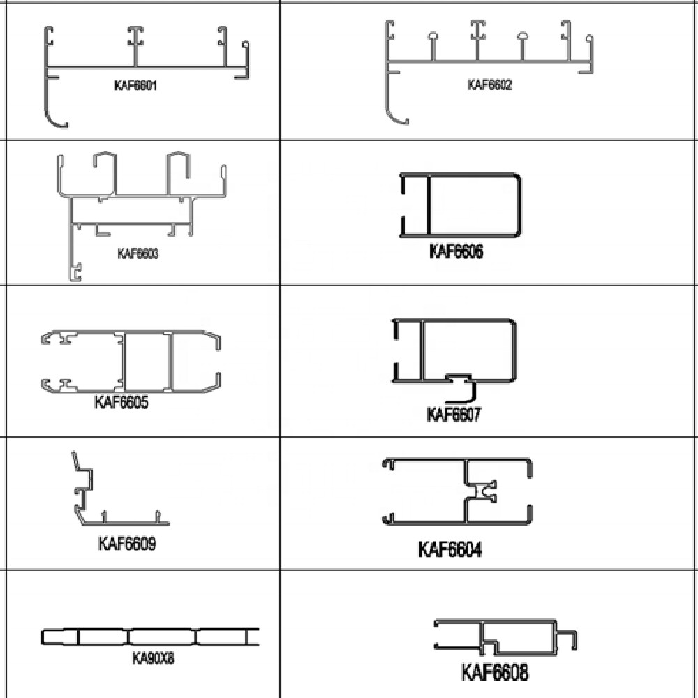 T5 Aluminium Window Extrusions