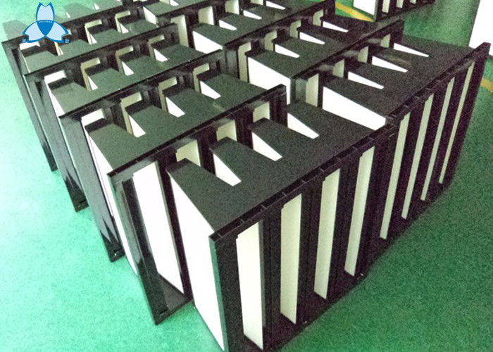 High Performance H13 V Bank Filter , Portable Air Filter For Hospital Operating Room