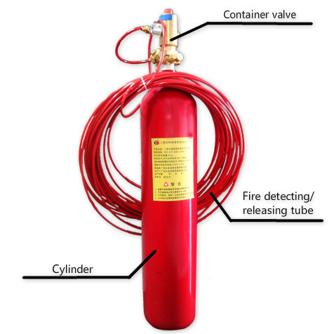 Clean And Pure FM200 Fire Trace Suppression System / HFC-227ea Fire Trace Extinguisher