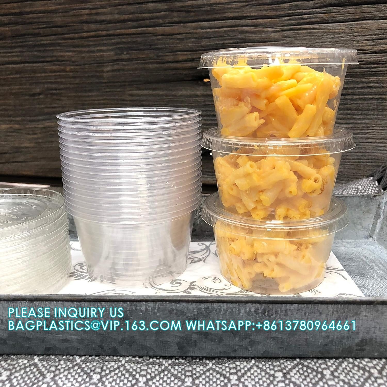 Compostable Biobased Plastic Cups And Lids Dessert Cups With No Hole Lids, Mini Disposable Parfait Cups