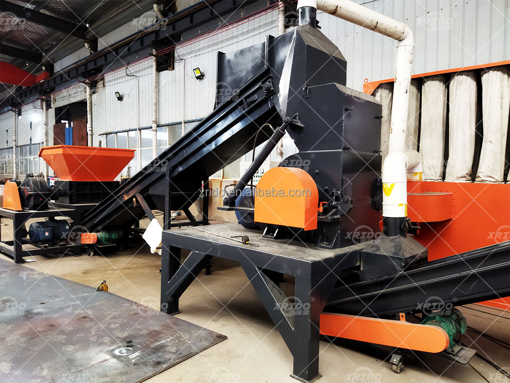 Waste Air Conditioner Radiator Separator Machine Copper Aluminum Radiator Recycling Machine