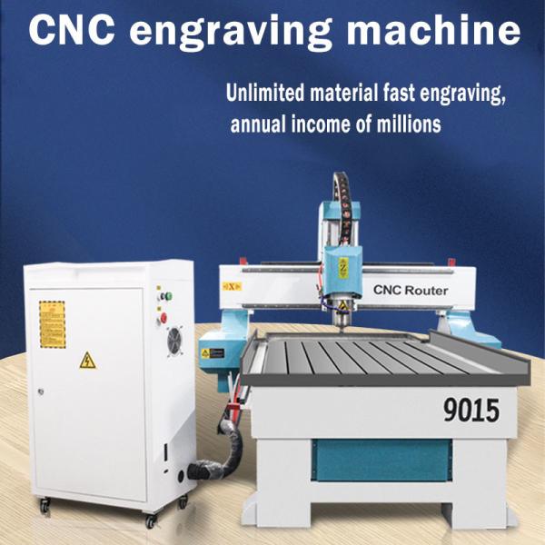 Quality 3 Axis 3kw CNC Metal Fiber Laser Cutting Machine 430mm*430m Table for sale