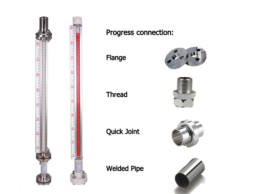 Fuel Measuring Instrument Electronic Magnetic 4-20mA Water Oil Measurement Tank Level Gauge