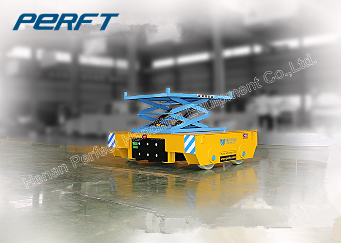  scissor hydraulic lifting rail battery transfer heavy transfer cart