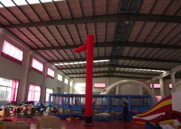 Event Party Inflatable Advertising Signs Blow Up Air Dancers Digital Printing 6m