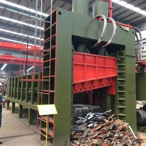 45kw Hydraulic Gantry Metal Shear Machine Iron Steel Cutting Customizable