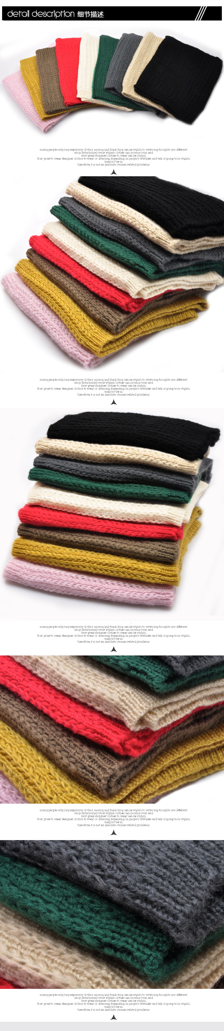 Fashion Accessory New Style Knitting Scarf Loopschal Wave Knit Scarf, Crocheted Ruffle Sca