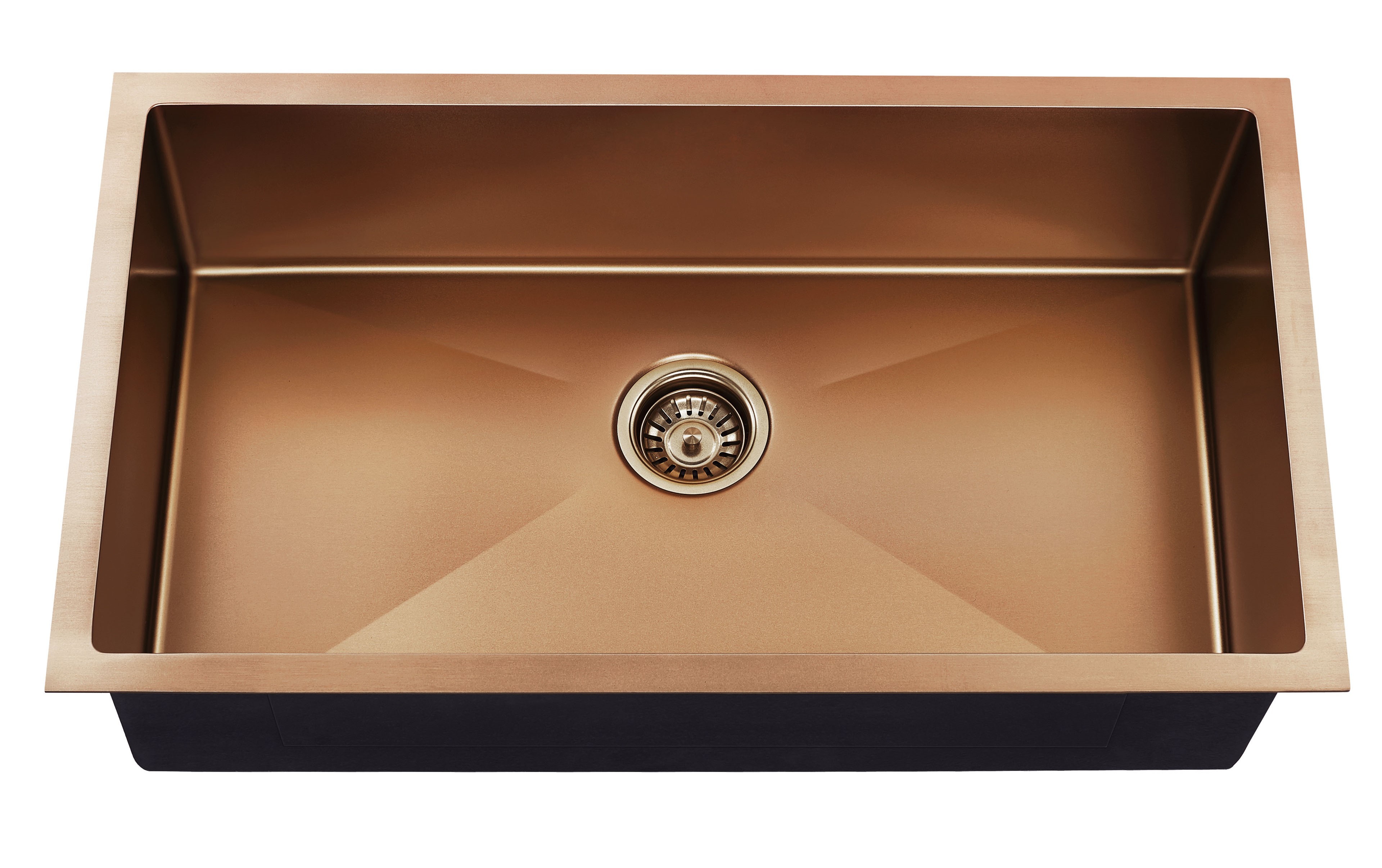 32 Inch PVD Stainless Steel Sink Undermount Rectangular Bowl