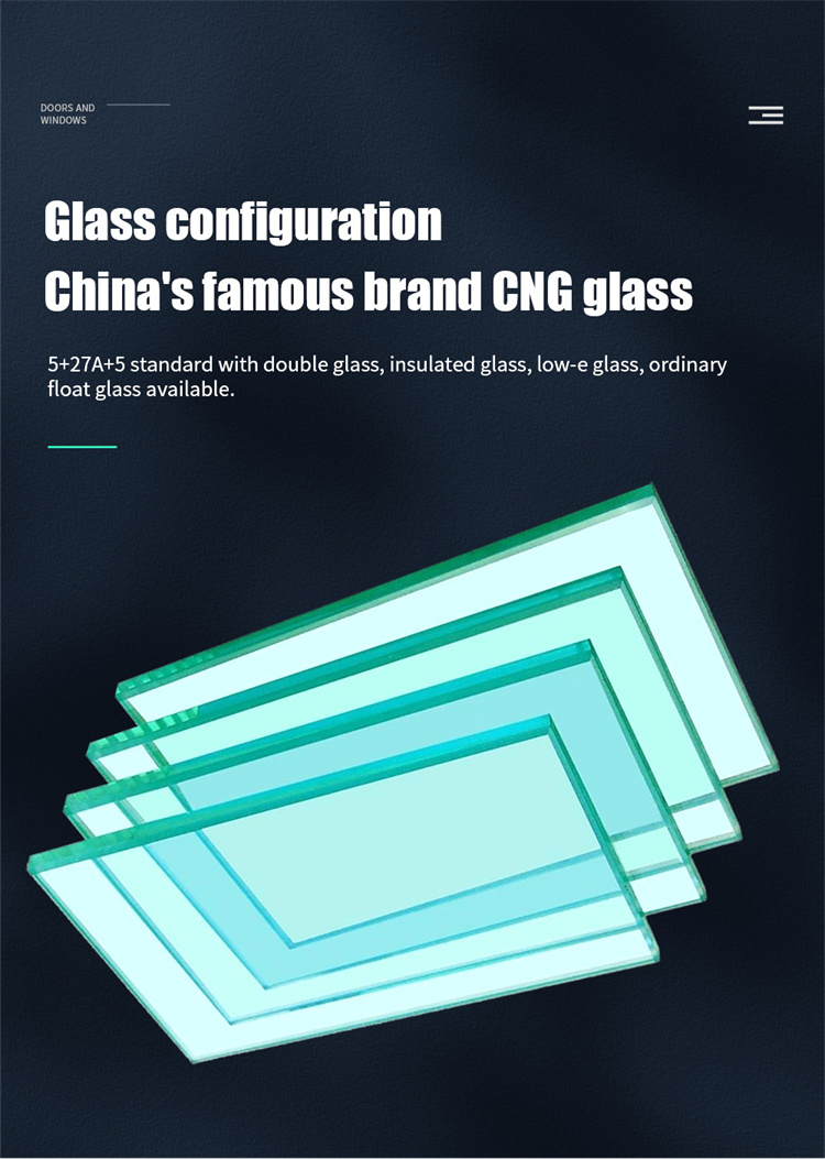 Waterproof Passive Aluminium Glass Sliding Windows with Level 9 Wind Pressure Resistance