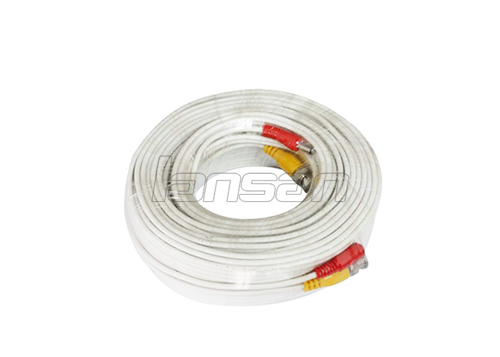 50 FT Pre - Made Power / CCTV Video Cable , Black Siamese CCTV Cable