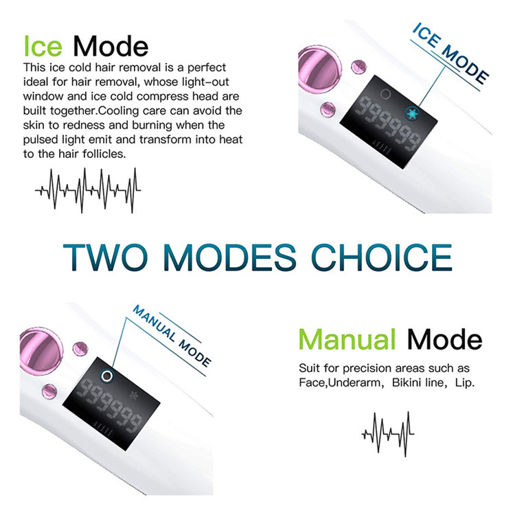 Permanent 5 Level Ice Cold Mini FDA Approved IPL Hair Removal
